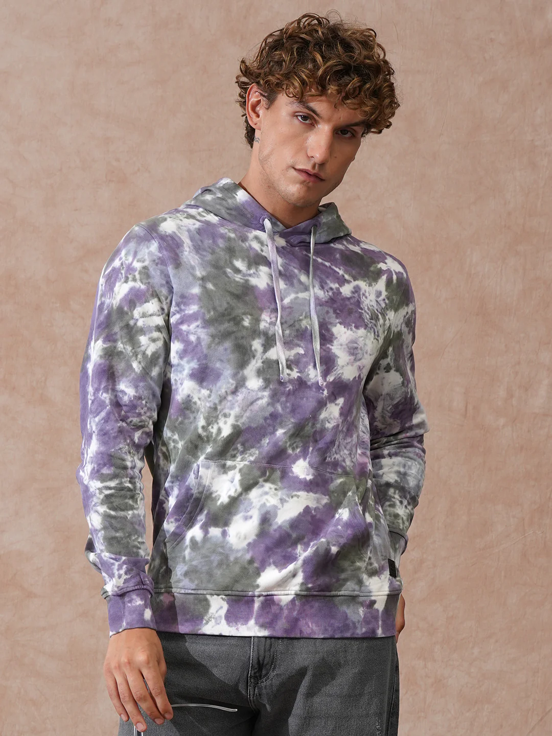 Tie Dyed Hoodie | Purple - Image 4