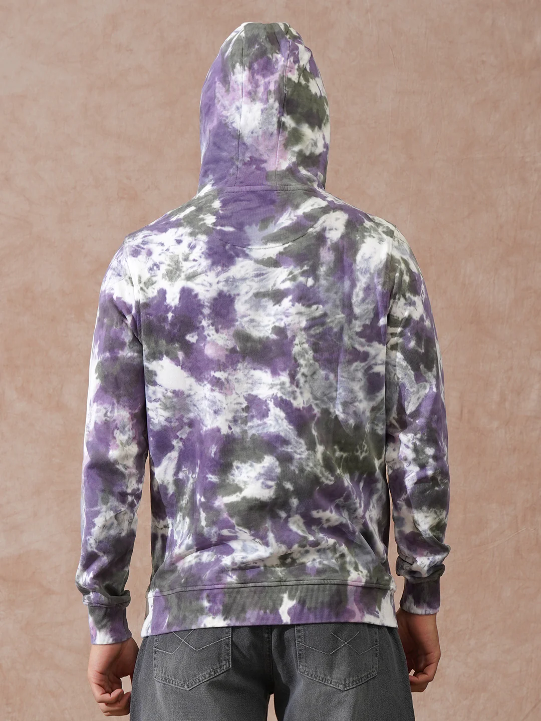Tie Dyed Hoodie | Purple