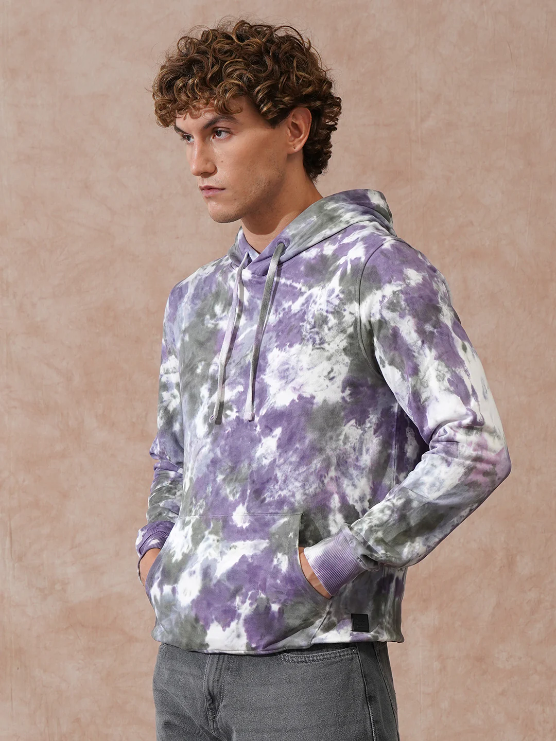 Tie Dyed Hoodie | Purple - Image 2